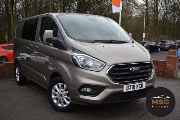 Ford Transit Custom 2.0 300 EcoBlue Limited Crew Van Double Cab 5dr Diesel Manual L1 H1 Euro 6 (6 Seat) (130 ps)