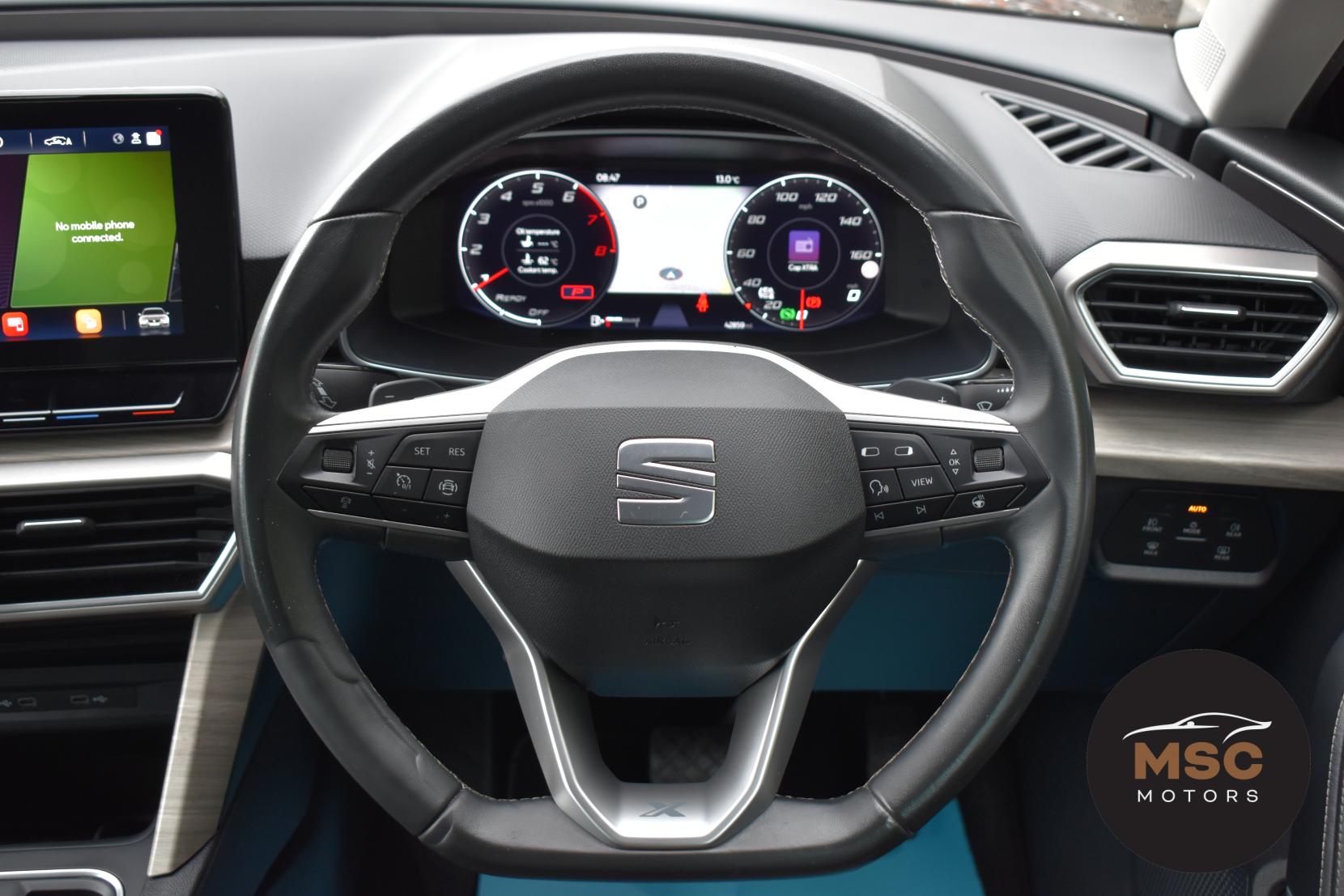 SEAT Leon 1.0 eTSI MHEV XCELLENCE Lux Hatchback 5dr Petrol Hybrid DSG Euro 6 (s/s) (110 ps)