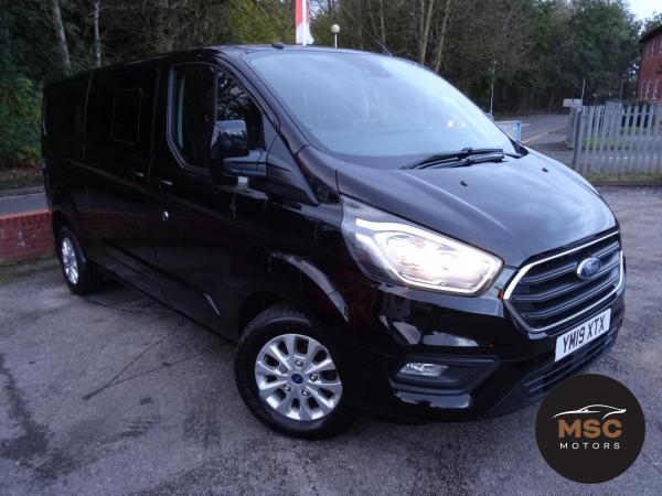 Ford Transit Custom 2.0 320 EcoBlue Limited Crew Van 5dr Diesel Manual L2 H1 Euro 6 (6 Seat) (130 ps)