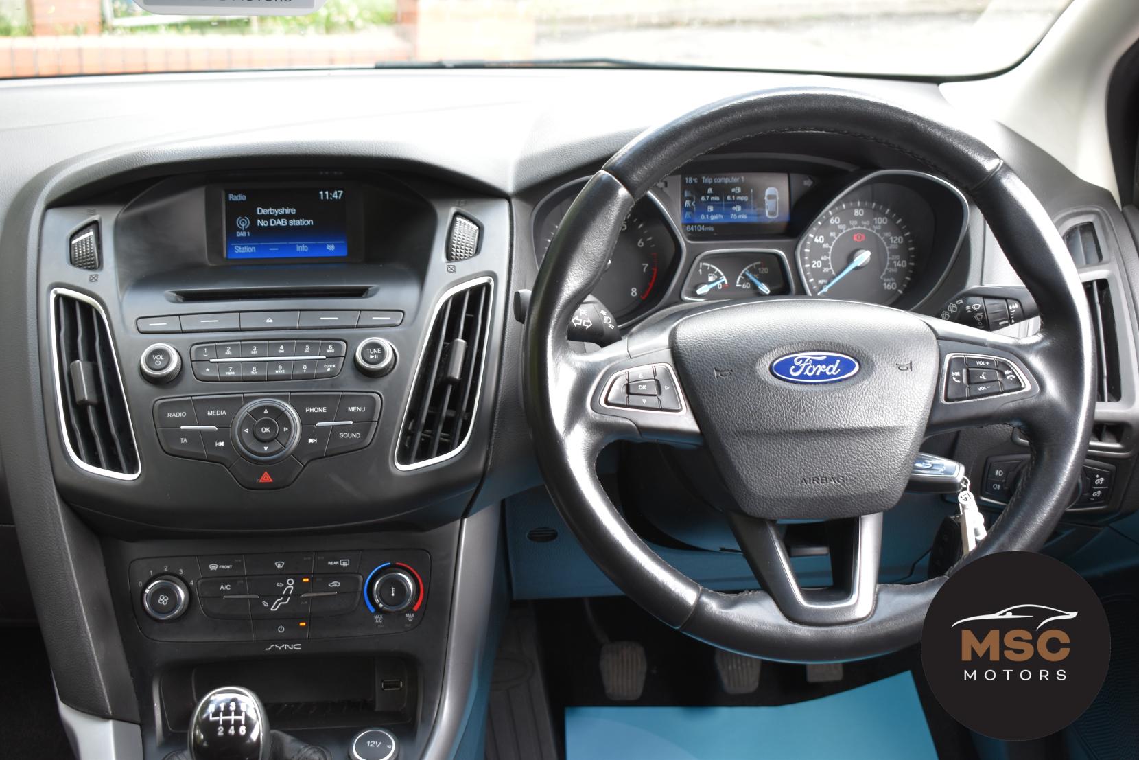 Ford Focus 1.0T EcoBoost Zetec Hatchback 5dr Petrol Manual Euro 6 (s/s) (125 ps)
